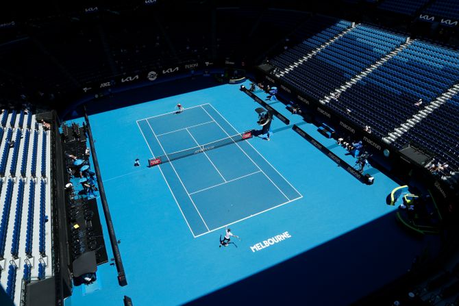 Australian Open arena logo teren tenis