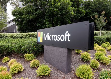 Microsoft kompanija logo brend