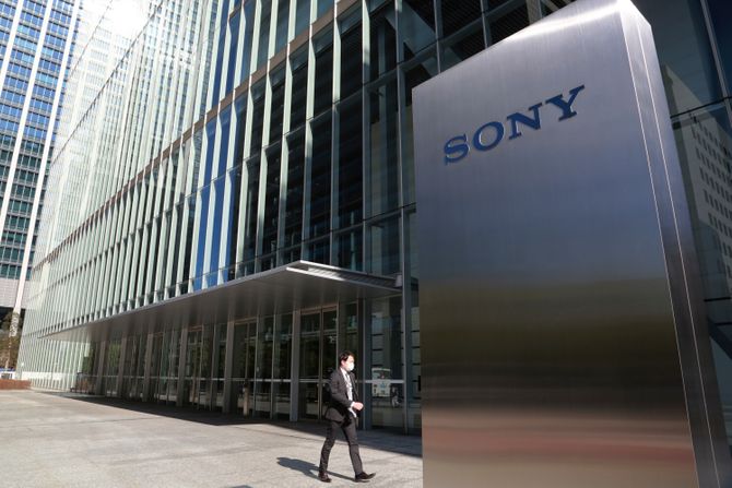 Sony kompanija logo brend