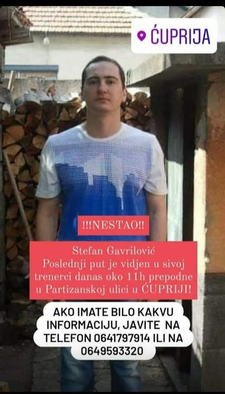 Stefan gavrilovic, nestao Stefan gavrilovic, nestao