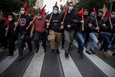 Demonstracije studenti policija Atina Demonstracije studenti policija Atina