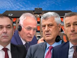 Pripadnici OVK u Hagu, Jakup Krasnići, Hašim Tači, Redžep Seljimi i Kadri Veselji