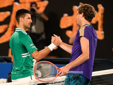 Novak Đoković, Tejlor Fric Novak Đoković, Tejlor Fric