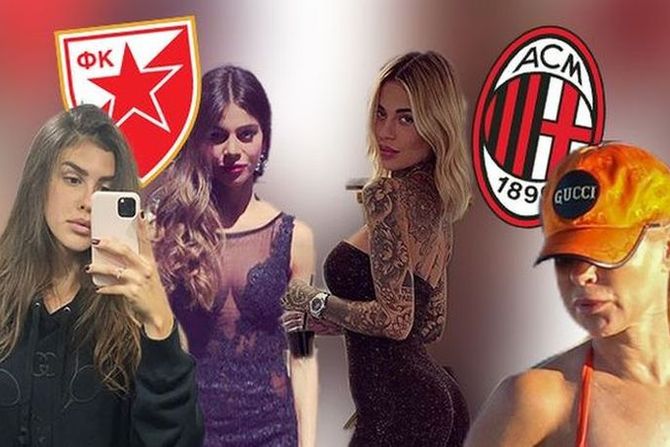 FK Crvena zvezda, FK Milan, žene fudbalera