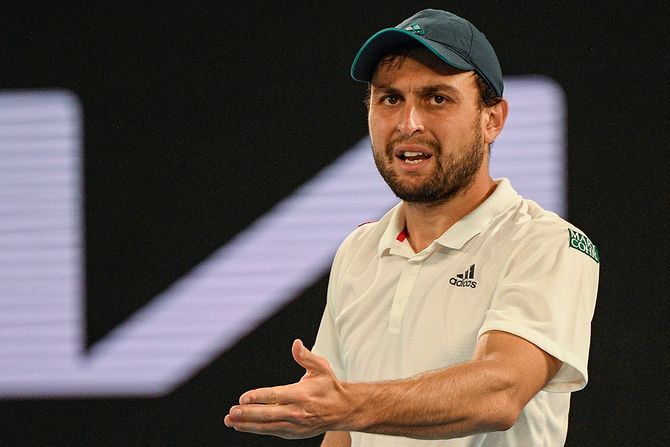 Aslan Karatsev, Novak Djokovic Aslan Karatsev, Novak Djokovic