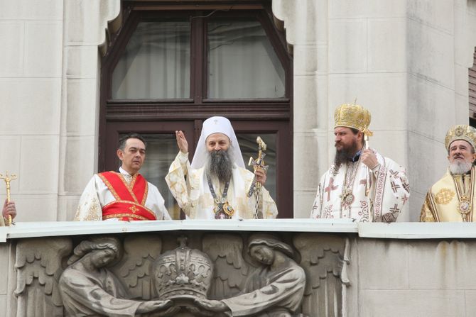 Ustoličenje Patrijarha, Saborna Crkva