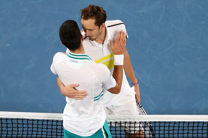 Novak Đoković, Danil Medvedev Novak Đoković, Danil Medvedev