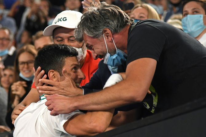 Novak Đoković, Danil Medvedev Novak Đoković, Danil Medvedev