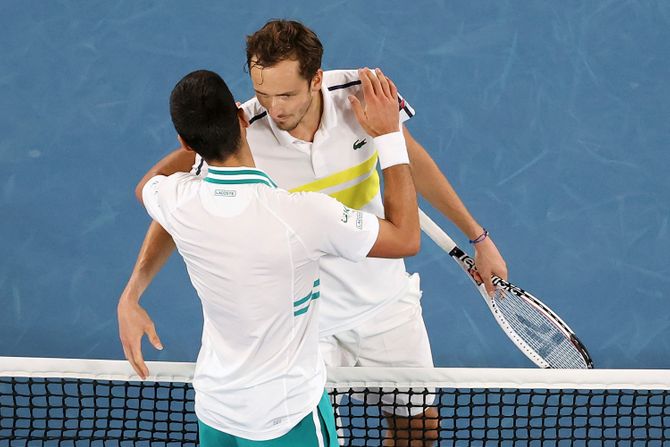 Novak Đoković, Danil Medvedev Novak Đoković, Danil Medvedev