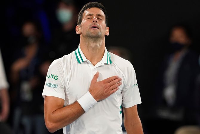 Novak Đoković, Danil Medvedev Novak Đoković, Danil Medvedev