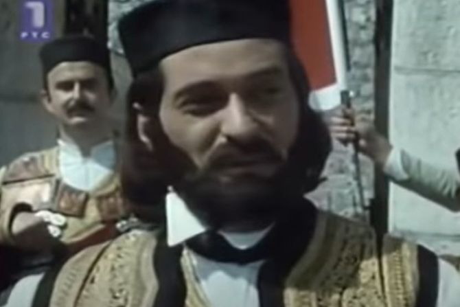 Mladen Nelević kao Njegoš