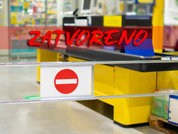 Prodavnica, zatvoreno