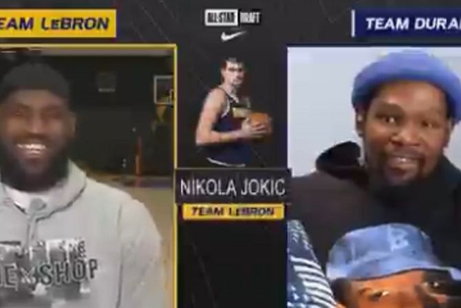 Lebron Džejms i Nikola Jokic