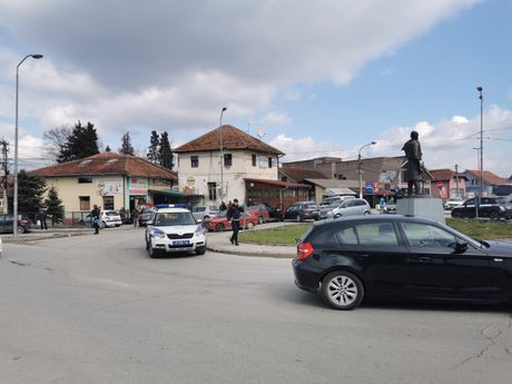 Čačak, udes u kružnom toku Čačak, udes u kružnom toku