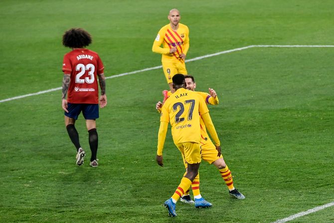 FK Osasuna - FK Barselona