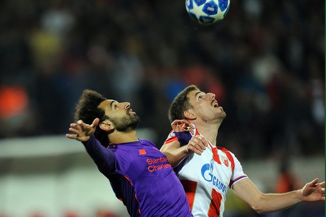 Mohamed Salah, FK Crvena zvezda, Miloš Degenek