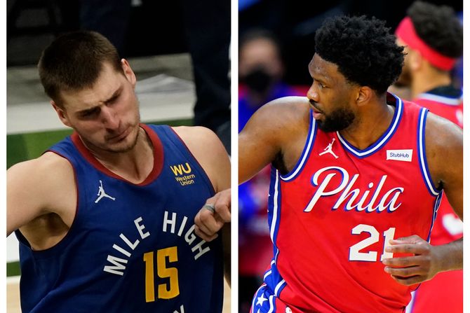 Nikola Jokić i Džoel Embid Nikola Jokić i Džoel Embid