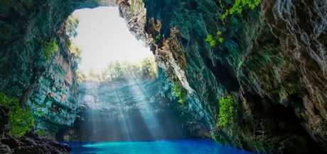 Jezero i pećina Melisani, Kefalonija, Grčka