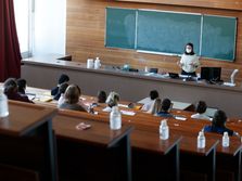 Amfiteatar, studenti, fakultet, Francuska, studenti