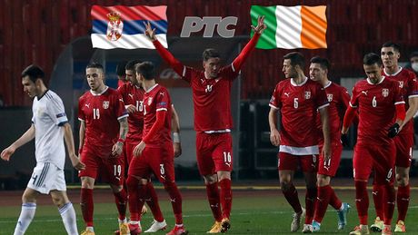 Fudbal Srbija - Irska, RTS