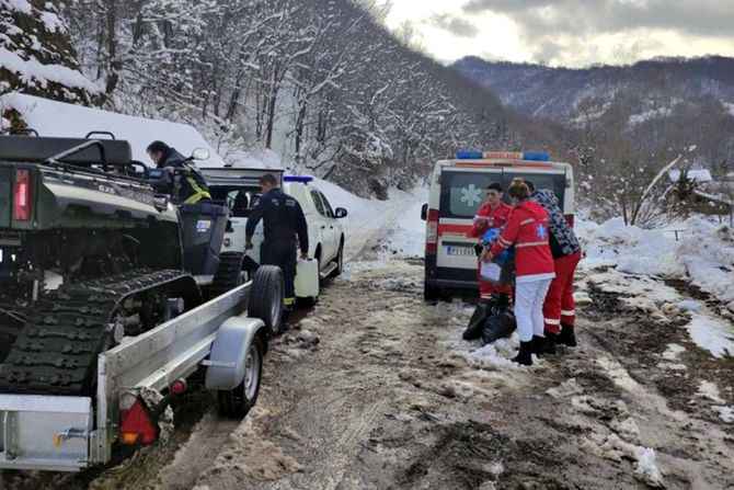 Babušnica, vatrogasci, sneg zavejani, smetovi, nevreme