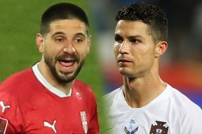 Aleksandar Mitrović i Kristijano Ronaldo