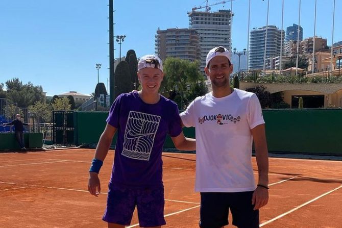 Novak trening Monte Karlo Novak trening Monte Karlo