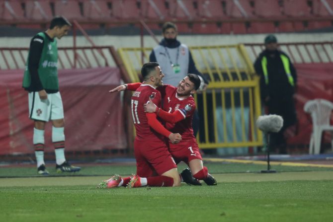 Fudbal Srbija - Portugal