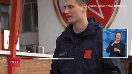Đorđe Vukićević, vatrogasac, kapitenska traka Kristijano Ronaldo
