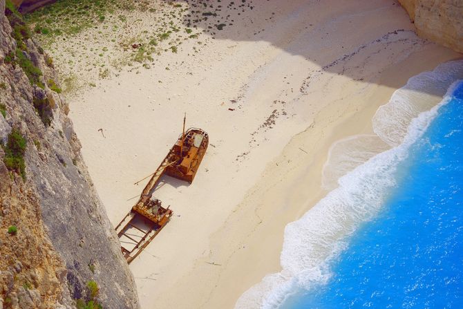 Plaža Navagio, Ostrvo Zakintos, Grčka