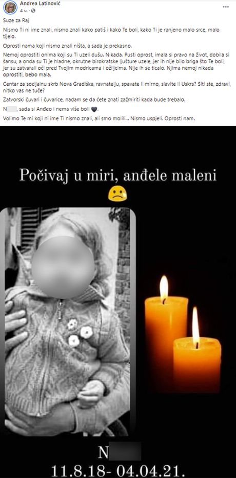 Preminula devojčica Preminula devojčica