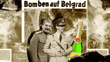 Bombardovanje Beograda 1941, Kralj Petar II, Staljin