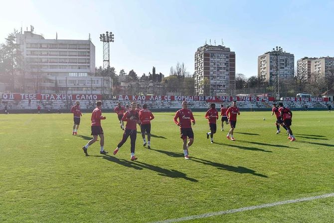 FK Crvena zvezda trening