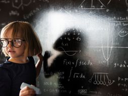 genije, pametno dete, matematika, tabla