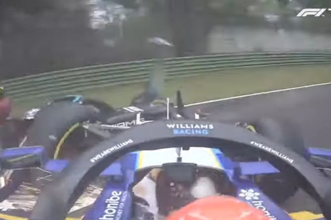 Formula 1, sudar Botasa i Rasela