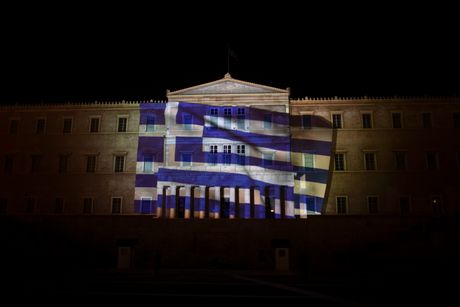 Grčka parlament zastava