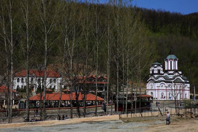 Manastir Tumane, pravoslavni praznik Cveti