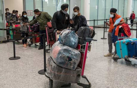 Indija korona aerodrom let putnici Indija korona aerodrom let putnici