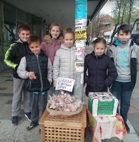 Đaci napravili firme za pomoć Gavrilu, Barič Đaci napravili firme za pomoć Gavrilu, Barič