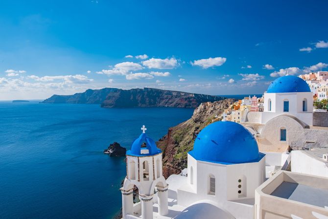 Ostrvo Santorini, Grčka Ostrvo Santorini, Grčka