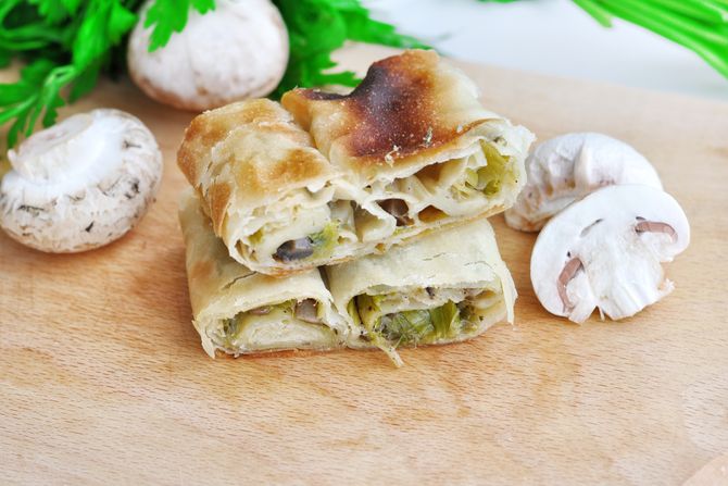 Pita sa pečurkama Pita sa pečurkama