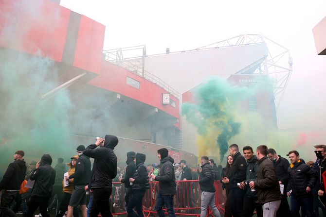 Mančester Junajted, fanovi protest