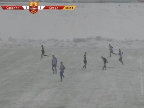 Rusija, treća liga, sneg