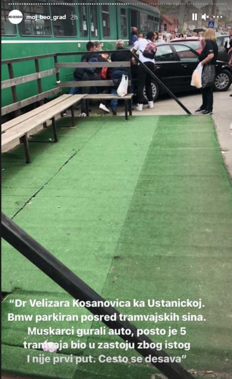 parkiranje preko šina parkiranje preko šina