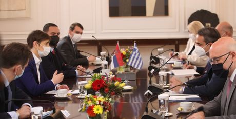 Ana Brnabic, Kirijakos Micotakis Ana Brnabic, Kirijakos Micotakis