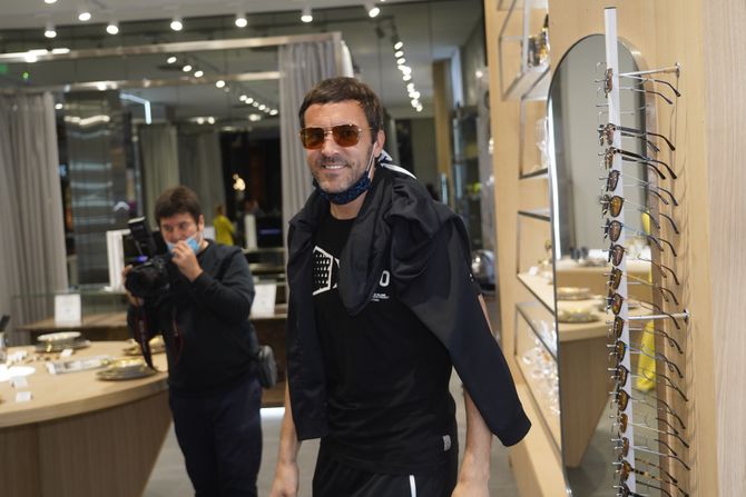 Fudbaleri Partizana u novootvorenom Zepter shopu Fudbaleri Partizana u novootvorenom Zepter shopu