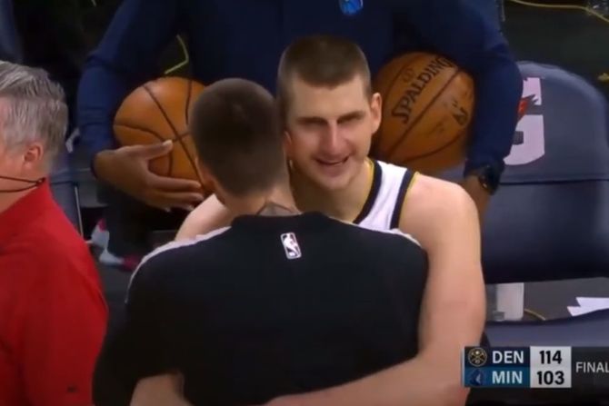 Nikola Jokić i Huančo Hernangomez