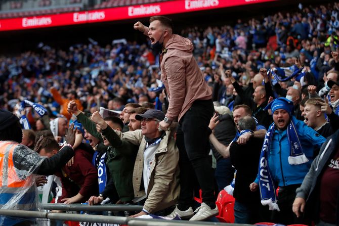 Fudbal, finale FA kupa FK Čelsi - FK Lester, slavlje Fudbal, finale FA kupa FK Čelsi - FK Lester, slavlje