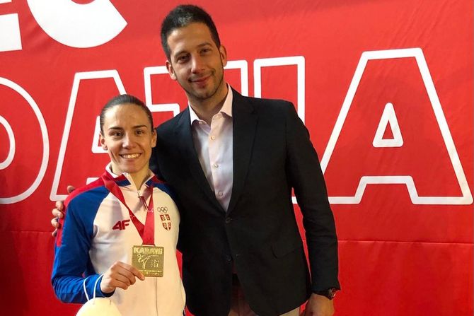 Jovana Preković i ministar Udovičić Jovana Preković i ministar Udovičić