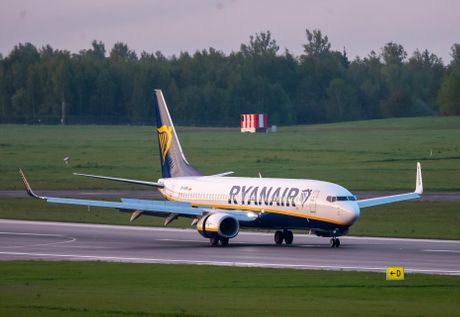 Rajaner Ryanair avion Minsk Belorusija